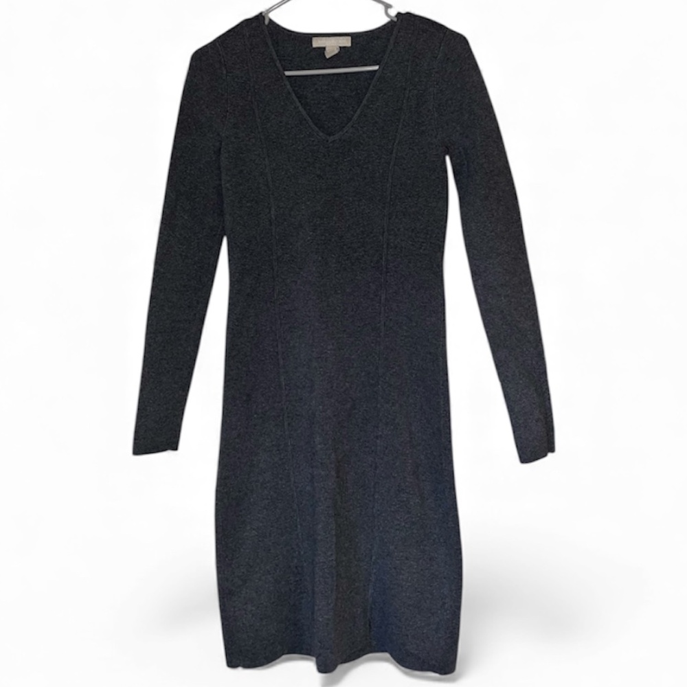 Banana Republic Women’s Gray Long Sleeve Fall Winter Casual Dress Sz-XS